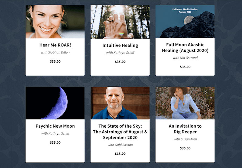 Six examples of on demand meditation workshops and classes with The DEN Meditation